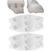 Kustimantu 2 paia di ganci per scarpe a 7 denti, antiscivolo, per l'inverno, per scarpe e stivali, ideali per neve, escursioni e passeggiate