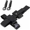 Generic Tactical Custodia Da Coscia Drop Leg Con 2 Clip Ad Anello For Cintura, Supporto Regolabile For Bottiglia, Mini Estintore E Spray(Black)