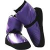 LYXYGMV Stivali da Ballo Caldi, Stivaletti Balletto, Ballerine, Scarpe Punta for Donne e Ragazze, Invernale per l'allenamento di Danza in Inverno(Purple,38)