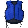 FytStycale Gilet Equestre Protettivo Frontale Imbottitura Regolabile Materiale Traspirante Antiurto Vestibilità Aderente Adatto per Adulti E Bambini Lezioni Equitazione Uso Quotidiano, Blu, 150