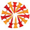 WJIAYAO Tee da Golf Confezione da 50 Tee Golf in plastica con gradini Colorati for Tutti i Tipi di Driver, Ferri ibridi e distanze più Lunghe, spedizione Gratuita per Allenamento Golf(31mm Plus 20mm)
