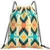 HLBSDM Borsa a tracolla con design Navajo Aztec colorato, zaino premium per la corsa