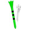 WJIAYAO Tee da golf Tee da golf in plastica con sistema di marcatura a 5 punte, 80 tee driver 20 ibride in ferro, set misto 100 pezzi, bassa resistenza all'attrito per Allenamento Golf(Pink 83mm White 38mm)