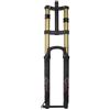 JIASHUNHE Forcella MTB Forcella MTB 27,5 29 Pollici Bici Elettrica ASSE A Barilotto Smorzamento Lega di Alluminio Pressione dell'Aria Sospensione Tubo Dritto/Conico(29 Tapered Black)