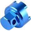AWEUDNHI Cassette e pignoni Adatto per KTM SX 125 SXF 250 450 XC XCF per Husqvarna TX 300 FC 17-23 Rimozione della valvola di Compressione Forcella WP Corona dentata(Blue)