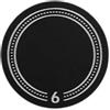 Hellery Contrappeso Paddle Pickleball Anello Concentrico Peso Manico Paddle Nero e Bianco Attrezzatura Sportiva, 6g