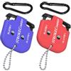 Mirrwin 2 Pezzi Segnapunti Golf, Contatore di Punteggio di Golf con 2 Moschettoni Contatori di Colpi del Giocatore Contatore Manuale Conta Buca Golf per Conteggio, Punteggio Golf Eventi Sportivi