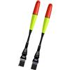 Bottone 2Pcs Luminoso Top Mount Luminously LED Float Night Fishing Tool Sensitive Luminously Float Sostituzione Boe di pesce LED