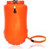 SUNXBUK Boa di Nuotata,Boa Gonfiabile per Nuoto,Boa da Nuoto Acque Libere con Cintura in Vita Regolabile,Boa Nuoto Acque Libere Accessori,per Triathlon,Kayak