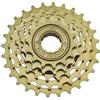 AWEUDNHI Cassette e pignoni Ruota libera MTB 5/6/7/8 28T 32T Velocità Bicicletta da strada pieghevole Posizionamento rotativo variabile Cambio filettato Parti in acciaio Corona dentata(5s 14-28T Brown A)