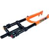 JIASHUNHE Forcella MTB Forcella ad Aria for Sospensione Bicicletta da Montagna 26/27,5/29 MTB 160mm Bici Viaggio 9X100MM Cuscinetto in Metallo(29 Orange)