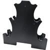 Fonowx Portapesi Dumbbell Rack Organizzatore per Manubri Supporto a 3 Ripiani Porta Pesi Struttura Salvaspazio Materiale PP Adatto per Allenamento Casa