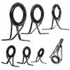 Gaoominy 7PZ/Set Guide per Canna da Pesca Tip Fish 5-18Mm Dia Pole Kit di Riparazione Linea Anelli Occhi Set