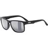 Uvex poise P - occhiali sportivi per adulti - 100% protezione UVA, B, C - polarizzato - black matt/smoke - one size