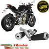 Mivv Ducati Streetfighter V4 2021 Terminali Di Scarico Per Moto X-M1 Inox Nero