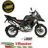 Mivv Benelli Trk 502 X 2018 Terminale Di Scarico Moto Oval Titanio Carbon Cap