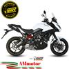 MIVV Scarico Completo Mivv Kawasaki Versys 650 2018 Per Moto Oval Titanio Carbon Cap
