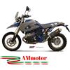 Mivv Bmw HP2 Enduro 2008 Terminale Di Scarico Per Moto Marmitta Ovale Carbonio