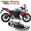 MIVV Scarico Cbr 500 R 2015 Honda Mivv Gp Black Terminale Nero Moto H051LXB