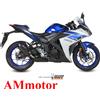Mivv Suono Black Yzf R3 2018 Yamaha Terminale Di Scarico Marmitta Moto Omologato