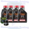Motul Kit Tagliando Olio Motul 7100 5W40 Per Kawasaki ZX-10R ZX1002 Ninja�2019>2020