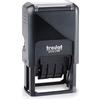 Trodat Printy 4750/L1 Timbro Datario Autoinchiostrante Testo RICEVUTO, Formato Data GG MMM (in lettere) AAA, Italiano, Altezza carattere 4 mm, Impronta 41x24 mm, Cartuccia inclusa Bicolore Blu/Rosso