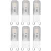HEEPDD Lampadina LED G9, Protezione da Cortocircuito Protezione da Sovratemperatura Lampadine LED G9 Protezione da Sovraccarico per Ufficio per Lampadari (Luce calda 3000K)