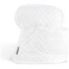 KITCHENAID Copertura per mixer con supporto inclinabile e tasca portaoggetti, trapuntata, 100% cotone, bianco, 36,6 x 45,7 x 25,4 cm