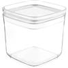 Florina Contenitori Ermetici per Alimenti (750 ml) I Contenitori per Alimenti in Plastica STORI I Con Coperchio I Contenitori Pasta Quadrata I Conservazione di Farina, Zucchero, Pasta, Riso