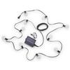 RL LIVE YOUR LIGHT Reality Leuchten Mood R74761132 - Catena luminosa a LED ibrida per esterni, in plastica nera, con 10 LED da 0,5 Watt, telecomando, lunghezza 5,7 m