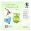 Ursus 3806 55 17 - Fogli pieghevoli trasparenti Fauna, 50 pezzi, 15 x 15 cm, 115 g/m² carta trasparente in 10 disegni, stampati su un lato, carta pieghevole per artigianato, fai da te e decorazione