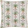 furn. Fodera per cuscino stampata con palme Okara Wylder Tropics - multicolore - 45x45 cm