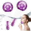 Freyeeti 2 Pezzi Massaggio Ice Roller Ball Per Viso, Facial Ice Globes, riutilizzabile, per viso, occhi e collo, Per Ridurre Il Gonfiore e Le Occhiaie, Migliorano La Circolazione Sanguigna, Viola