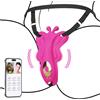 Generic Tonga Panty indossabile Vibratore Adulto Sex Toys per donne, APP & Remote Control Clitoris Stimulator Noveltà Giocattoli per adulti con 9 modalità di vibrazione, Mini Discrete Butterfly Vibrator per