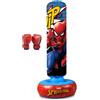 Hy-Pro Sacco da boxe gonfiabile con licenza ufficiale Spiderman, con guantoni da boxe, autoportante per bambini, giocattoli e regali Spiderman, 5+