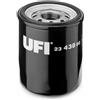 Filtro Olio UFI 23.438.00 - Filtro ad Avvitamento M20x1,5 con Valvola Antiritorno