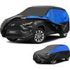 GunHyi Copriauto Gunhyi Impermeabile e Traspirante, Telo per Toyota RAV4, Copriauto Nero e Blu, Telo da Garage Completo per Proteggere da Pioggia, Sole e Polvere.