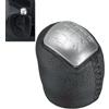 SageFurned Pomello del cambio a 6 marce per Iveco Daily IV/V/VI (2006-2017), in pelle sintetica e ABS, nero con cuciture nere, compatibile con cambio manuale