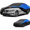 GUNHYI Telo Copriauto Impermeabile e Traspirante,Telo Copri Auto per BMW 3 Serie 4 Serie F30 G20 F32 F33 F36 G22, Nero Blu Telone per Auto da Garage per la Protezione Dalla Pioggia e Dalla Polvere.