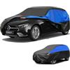 GunHyi Copriauto Gunhyi Impermeabile e Traspirante, Telo per Mercedes-Benz Classe A Hatchback, Copriauto Nero e Blu, Telo da Garage Completo per Proteggere da Pioggia, Sole e.