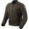 REV'IT! Revit Eclipse 2 Giacca tessile moto, nero/oliva, S