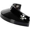 Kodxylytix Visiera per casco a 3 bottoni per casco, con 3 bottoni, colore nero, dimensioni: 20 x 10 x 5,5 cm