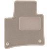 Wielganizator Tappetini auto in velluto su misura, compatibili con Porsche Cayenne II (2010-) SUV in velluto tappetino per auto con rivestimento beige, adatto per auto