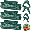 SAIJIAN 100 Pezzi Clip per Piante Clip di Supporto per Piante Clip per Piante Rampicanti Clip da Giardino Riutilizzabile per Il Fissaggio delle Piante Clip di Supporto Rampicante (Grandi e Piccoli)