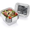 Vaily Vaschette antigoccia in alluminio, confezione da 20 pezzi, accessori per barbecue a gas, a carbone e grill elettrico, come vassoio raccogli grasso, 15 x 12 cm