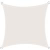 Rivenlo Tenda a Vela Ombreggiante Impermeabile 5x5 m Quadrato, Protezione Raggi UV 98% Tenda da Sole Parasole per Esterno Quadrata per Giardino Terrazza Balcone, Beige