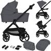 LIONELO Carmine Passeggino Trio 3 in 1 per Bambini 0-4 Anni fino a 22 kg