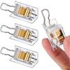 Alipis 4 Pezzi Ferma Corda Tende Veneziane Trasparente Accessori per Tende a Fissaggio Facile per Persiane E a Vetro in Pom Resistente