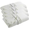 cuscini fiber - 4 Cuscini Letto Matrimoniale Orsa Foam in Poliuretano Alto 12cm, Guanciale Letto Testato per l'Assenza di Sostanze Pericolose (Federa Bambo)