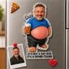 VEELU Calamite Personalizzate con Foto - Magnete Personalizzato con Pancia Morbida da Stringere, Calamite Frigo in Acrilico e Silicone, Foto Personalizzata Idea Regalo per Coppie, Famiglia e Amici (5)